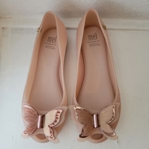 Mini Melissa Pink Toddler Girls Shoes Size 13